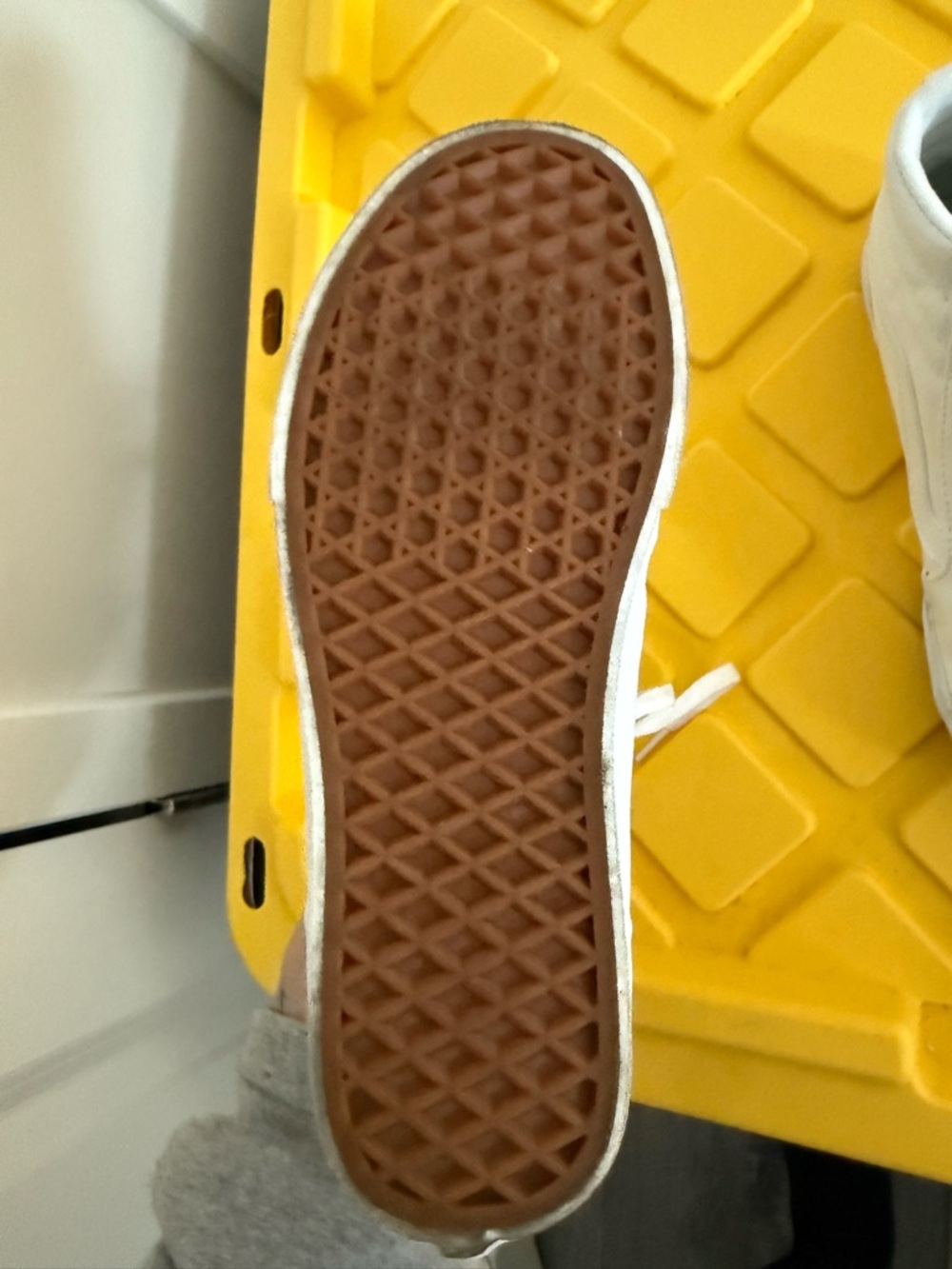 Vans White High-Top Sneakers - Clean Canvas - Picture 5 of 6